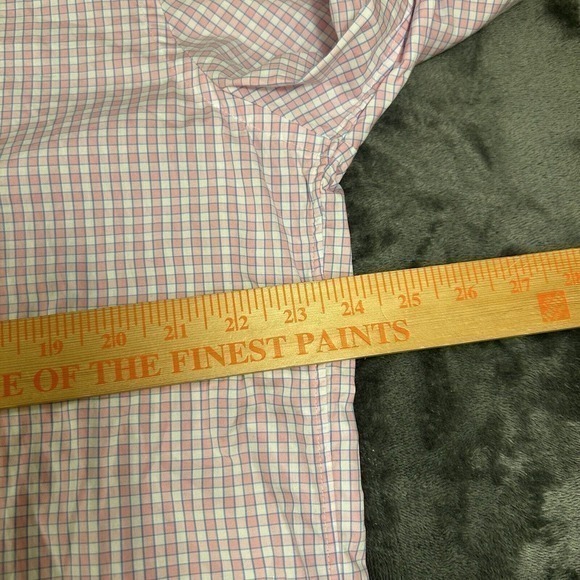Vineyard Vines‎ Shirt Mens Extra Large Pink White Button Up Long Sleeve Cooper - Picture 7 of 9